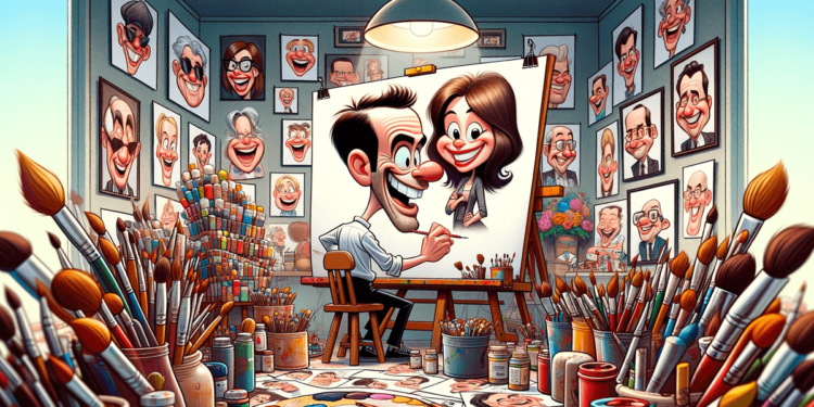 Hauskat karikatyyrit tuovat hymyn huulille