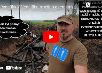 Tältä näyttää venäläisten poterossa