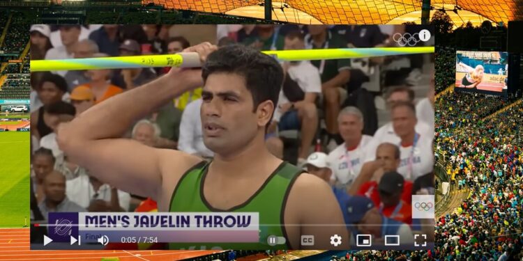 Keihäänheiton olympiaennätys - Arshad Nadeem