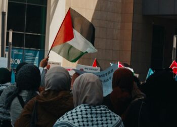 Palestiinalaisten mielenosoitus